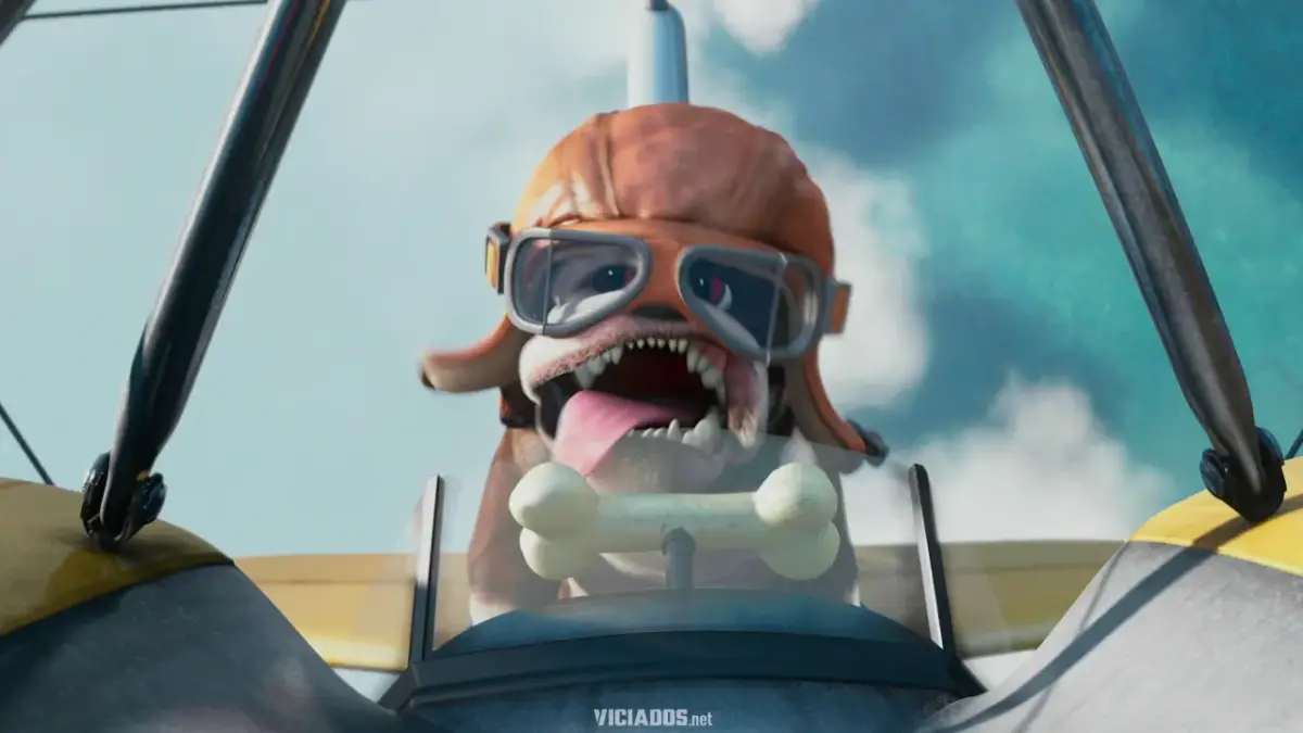 Muntz Dogs up cachorros voadores Cara de Um Focinho de Outro Teoria Pixar Hoppers 2026