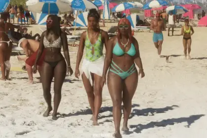 GTA 6 Grand Theft Auto VI praia de Vice City 2026