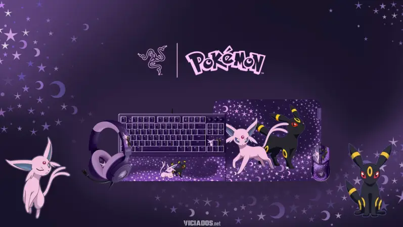 Razer Pokemon Umbreon Espeon Mouse Keyboard Headset Mousepad