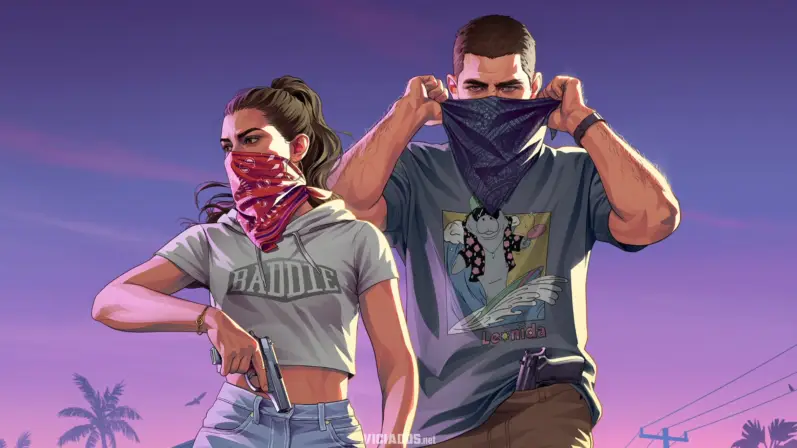 GTA 6 | Fãs revoltados com exclusividade do Trailer de Grand Theft Auto VI pela Netflix 11 GTA 6 Artwork Lucia Jason Trailer Estendido Rockstar Games 2026