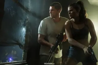 GTA 6 Grand Theft Auto VI Rockstar Games Jason e Lucia com arma 2026