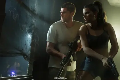 GTA 6 Grand Theft Auto VI Rockstar Games Jason e Lucia com arma 2026