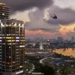 GTA 6 Grand Theft Auto VI Rockstar Games Vice City de Noite Helicoptero 2026