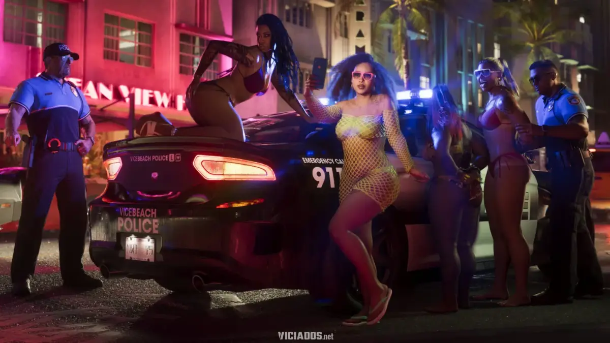 GTA 6 carros policial policia Grand Theft Auto VI 2026