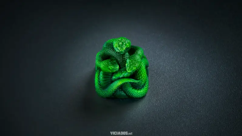 Item de colecionador! Razer revela key-cap especial de resina em edição limitada 11 Razer Artisan Keycap Triple Headed Snake Edition