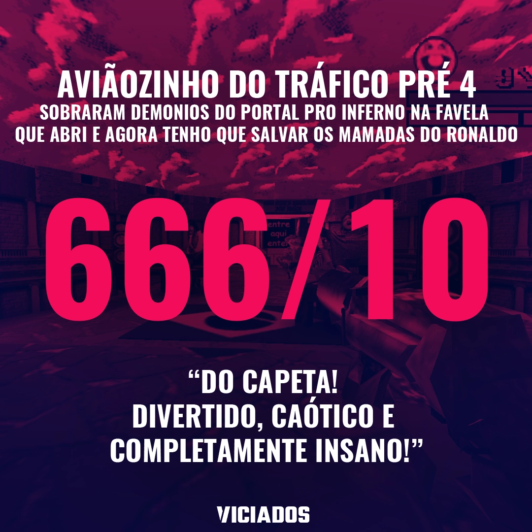 AVIÃOZINHO DO TRÁFICO PRÉ 4: Quake e Rio de Janeiro nunca foram tão insanos - Review 17 AVIAOZINHO DO TRAFICO PRE 4 SOBRARAM DEMONIOS DO PORTAL PRO INFERNO NA FAVELA QUE ABRI E AGORA TENHO QUE SALVAR OS MAMADAS DO RONALDO Review Portal Viciados 2026