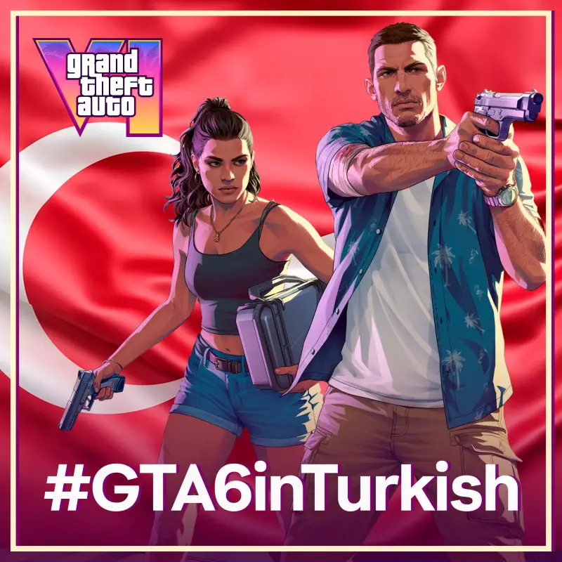 Fãs se unem por GTA 6 em turco! Conheça o movimento #GTA6inTurkish e como ajudar a comunidade 21 GTA 6 GTAInTurkish Movimento Turquia Turcos Portal Viciados 2026