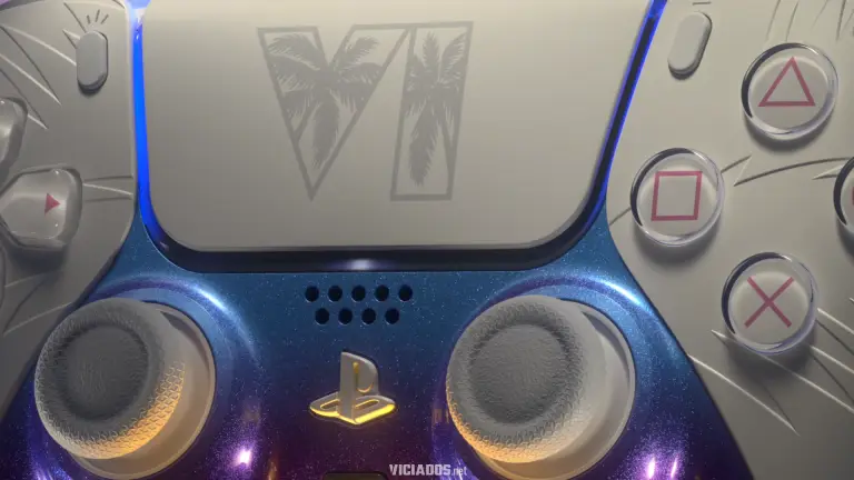 GTA 6 Grand Theft Auto VI Edicao Especial Controle PS5 PlayStation 5 oficial Limited Edition DualSense Controllers 2026