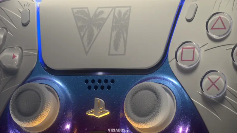 PlayStation revela controles DualSense de edição limitada inspirados em GTA 6 11 GTA 6 Grand Theft Auto VI Edicao Especial Controle PS5 PlayStation 5 oficial Limited Edition DualSense Controllers 2026