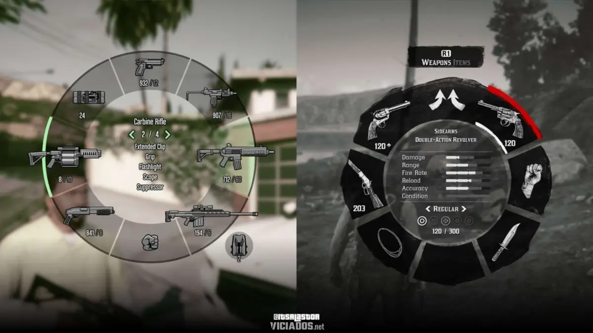 A guerra invisível de GTA 6: Como a obsessão por realismo quase destruiu a roda de armas da franquia 13 GTA 5 Grand Theft Auto V Red Dead Redemption 2 2026