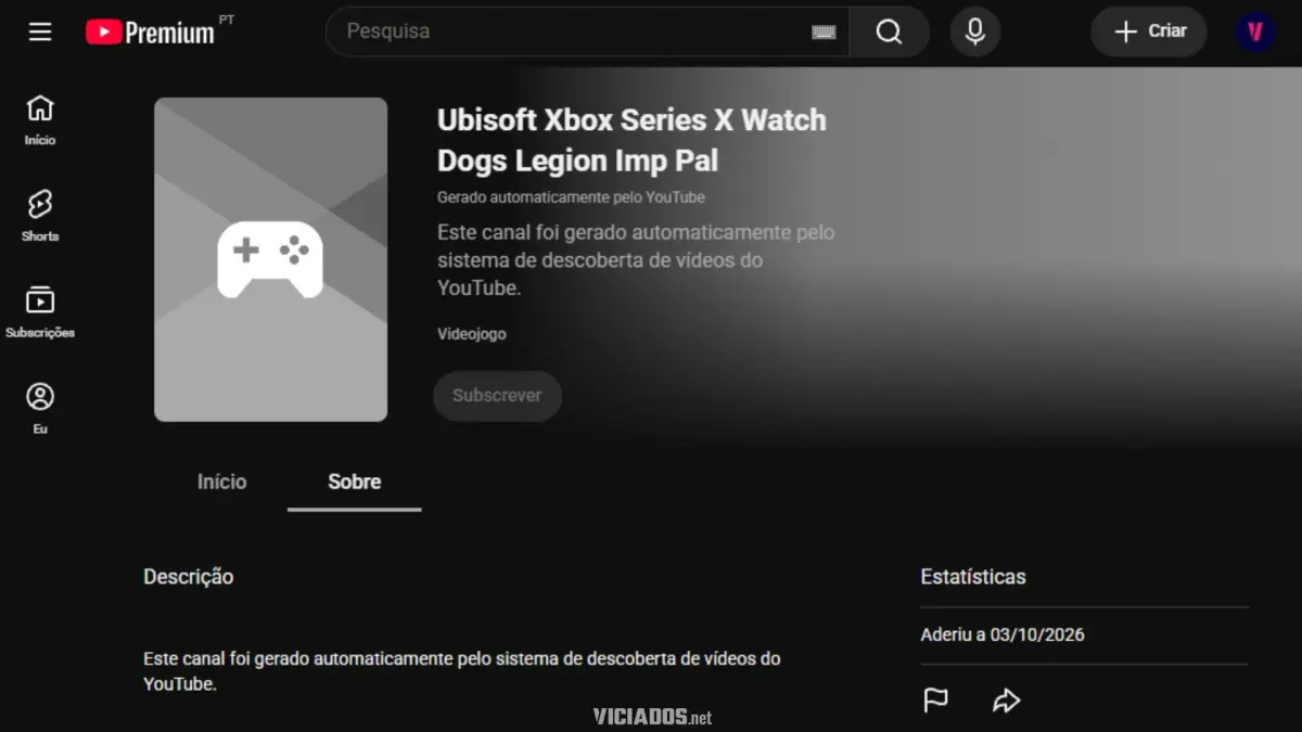 Watch Dogs: Legion | YouTube indica nova versão do jogo chegando em breve 14 Descoberta de leitor do Portal Viciados reforça movimentações de mercado