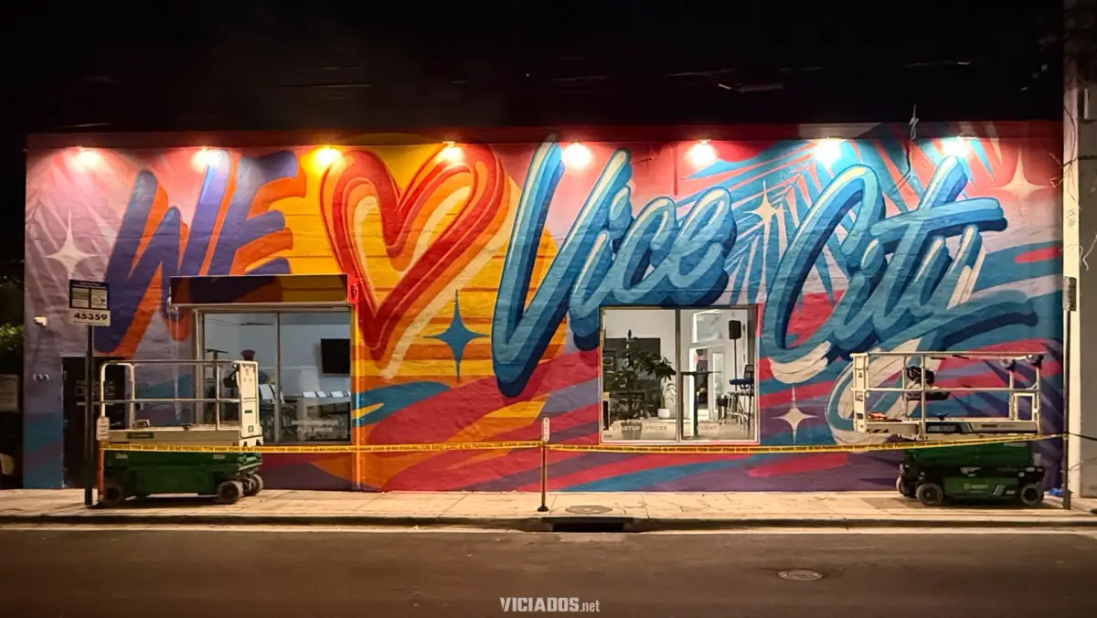 GTA 6 | Brasileiro garante lata de tinta oficial do mural de Grand Theft Auto VI em Miami
