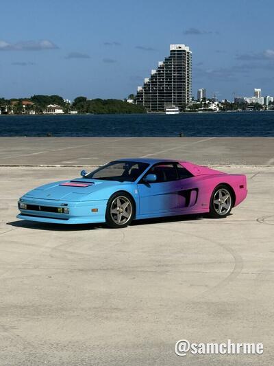 Carros temáticos de GTA 6 rodando por Miami (foto 4 de @samchrme)