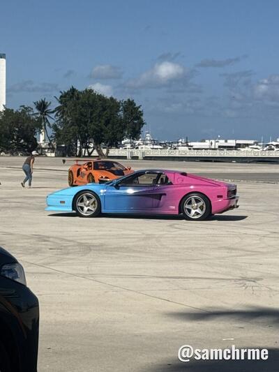 Carros temáticos de GTA 6 rodando por Miami (foto 3 de @samchrme)